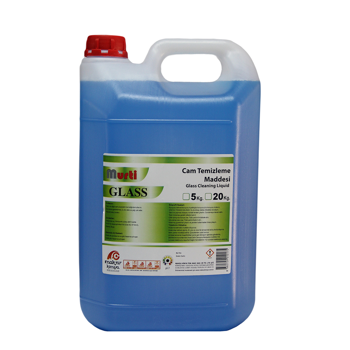 Murti Glass 20 Kg Cam Temizleme Maddesi